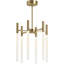 6 - Light Unique / Statement* Modern Linear LED Chandelier-2108295391