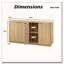 Buffet 63 "à rayures verticales avec rangement-869087507