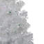 Arbre de Noël artificiel pin blanc pré-éclairé - lumières vertes-122674577