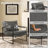 Eisenman 27.09'' W Leather Upholstered Accent Armchair-162999981
