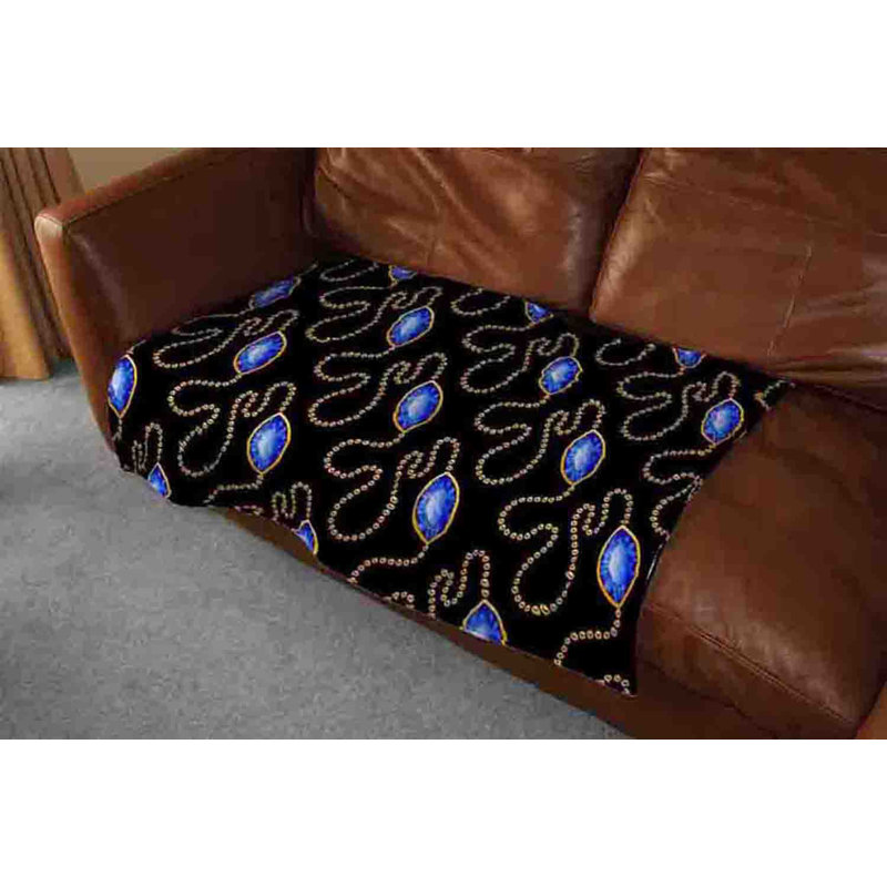 Couverture en colliers de diamant, 50 po x 60 po