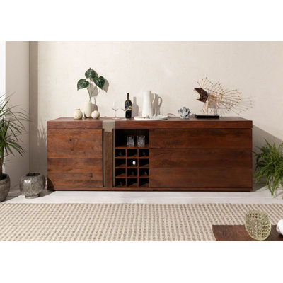 Amsterdam 215cm Solid Wood Sideboard