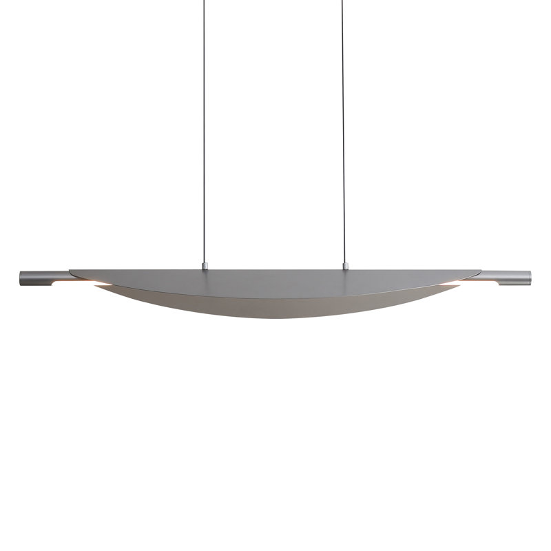 Luminaire suspendu linéaire à DEL 42 po Luma, Gris, Graphite