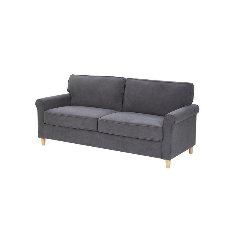 Barrera 3 Seater Velvet Sofa, Grey