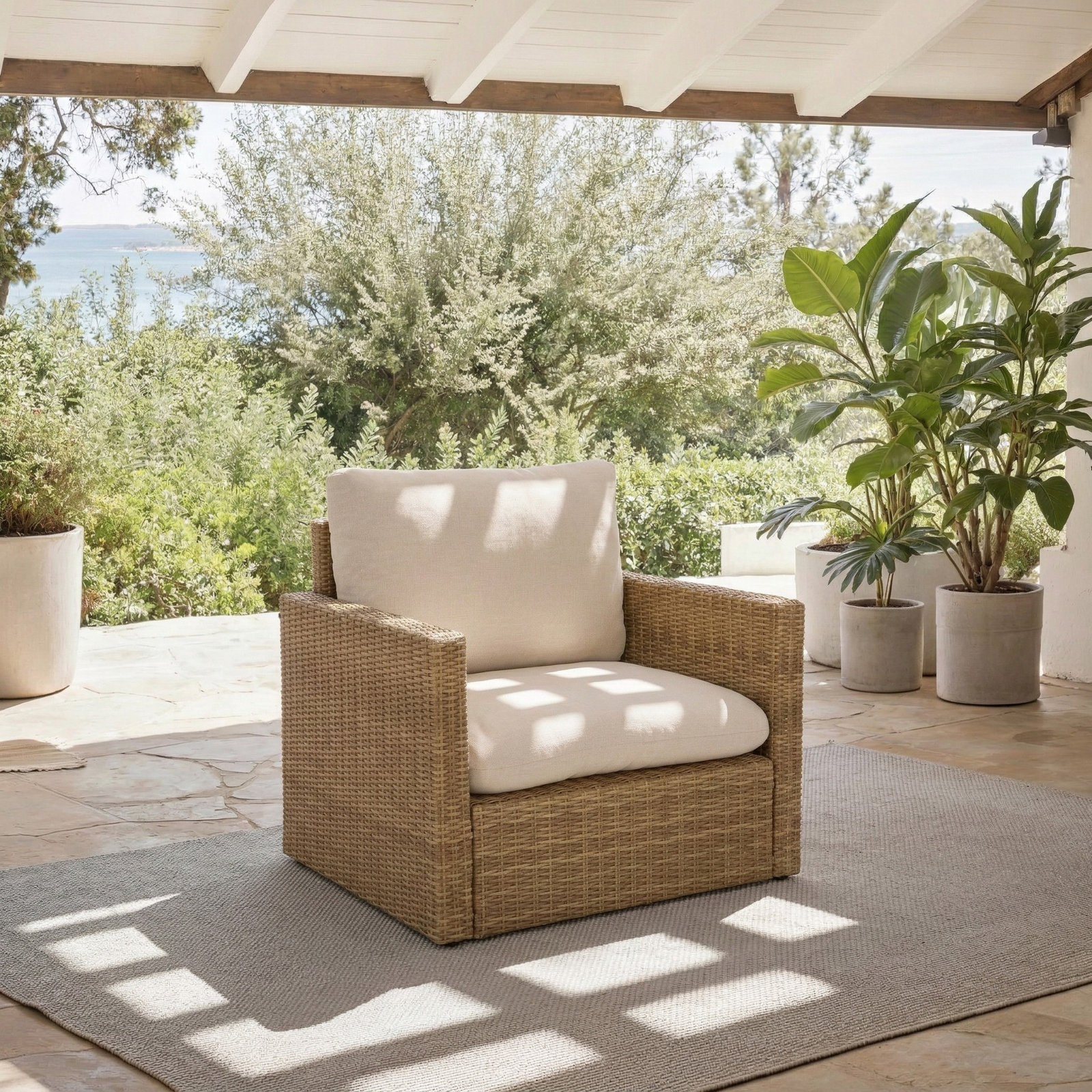 Devan Wicker Patio Lounge Chair