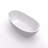 61 Inch Freestanding Solid Surface Soaking Bathtub