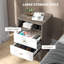 40cm W Engineered Wood Bedside Table