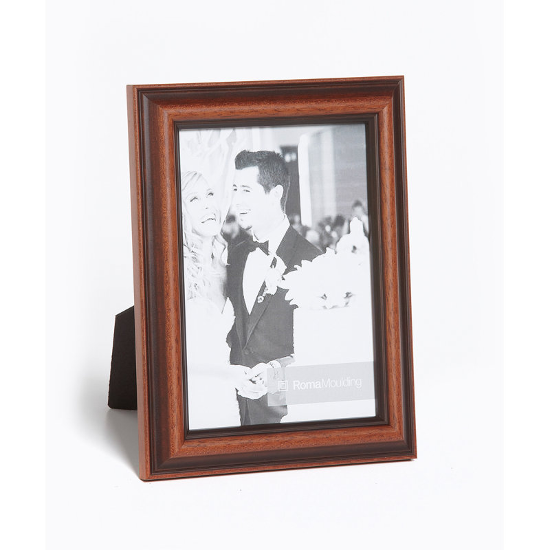 Cadre photo Ramino, 5" x 7", Laque d'acajou