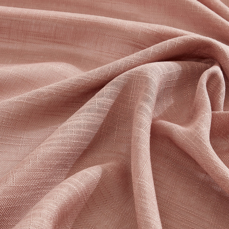 Semi Sheer Curtain Pair, 54" W x 84" L, Blush Pink