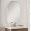 Miroir arqué 24 x 36 po Bathrrom