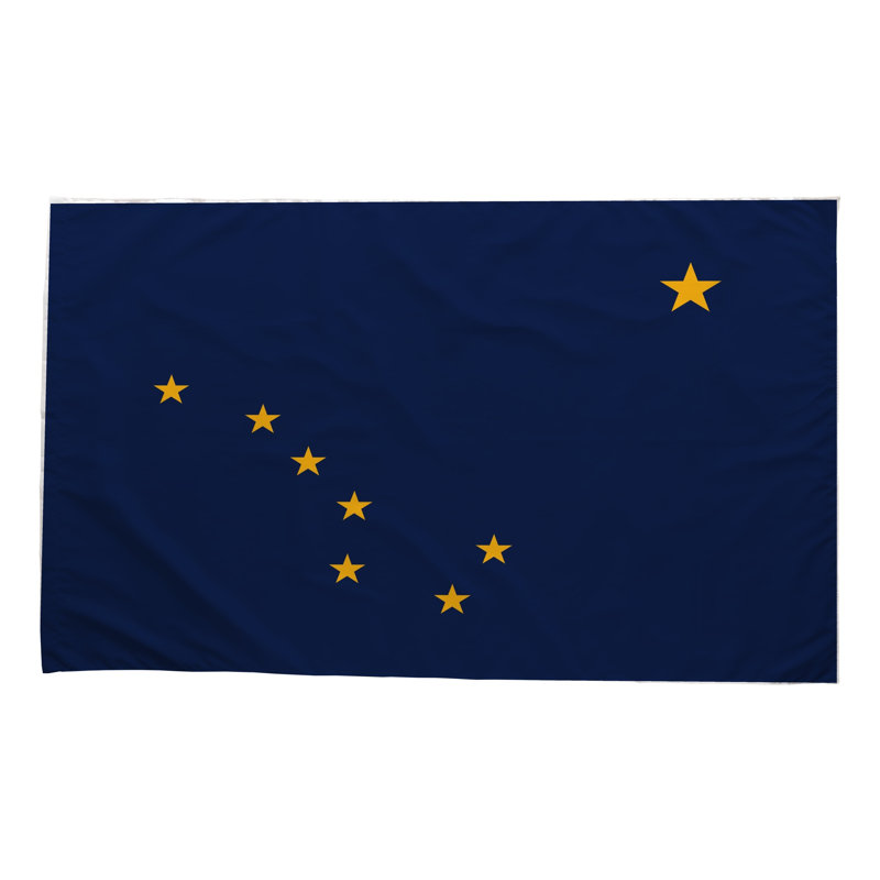 Drapeau de l'Alaska - drapeau extérieur, 36" H x 60" W