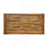 Outdoor Acacia Wood Dining Table, Sandblast Teak Finish And Black