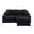 80" Corduroy Multi-Function Sofa With Hidden Reclining-170894572