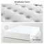 Matelas pour lit de bébé en mousse viscoélastique 6 po 6 po, sans fibre de verre, blanc (lit non inclus)-588435271-588435273