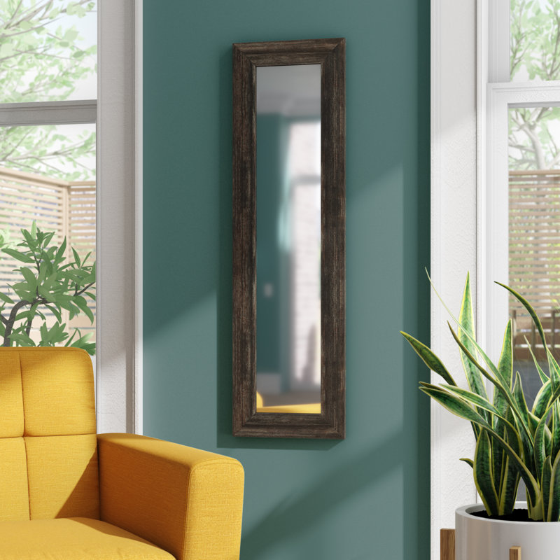 Flat Wall Mirror, 39.5" H x 11.5" W