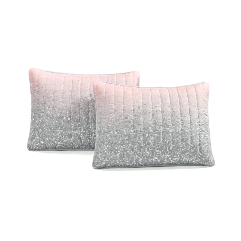 2 - Piece Quilt Set, Twin Quilt + 1 Standard Sham, Blush