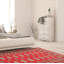 Tapis rouge foncé Malci Peshawar Bokhara 3 pi 1 po x 4 pi 11 po