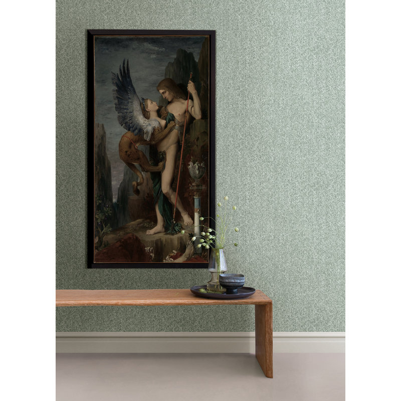Chevron Wallpaper Roll, Green