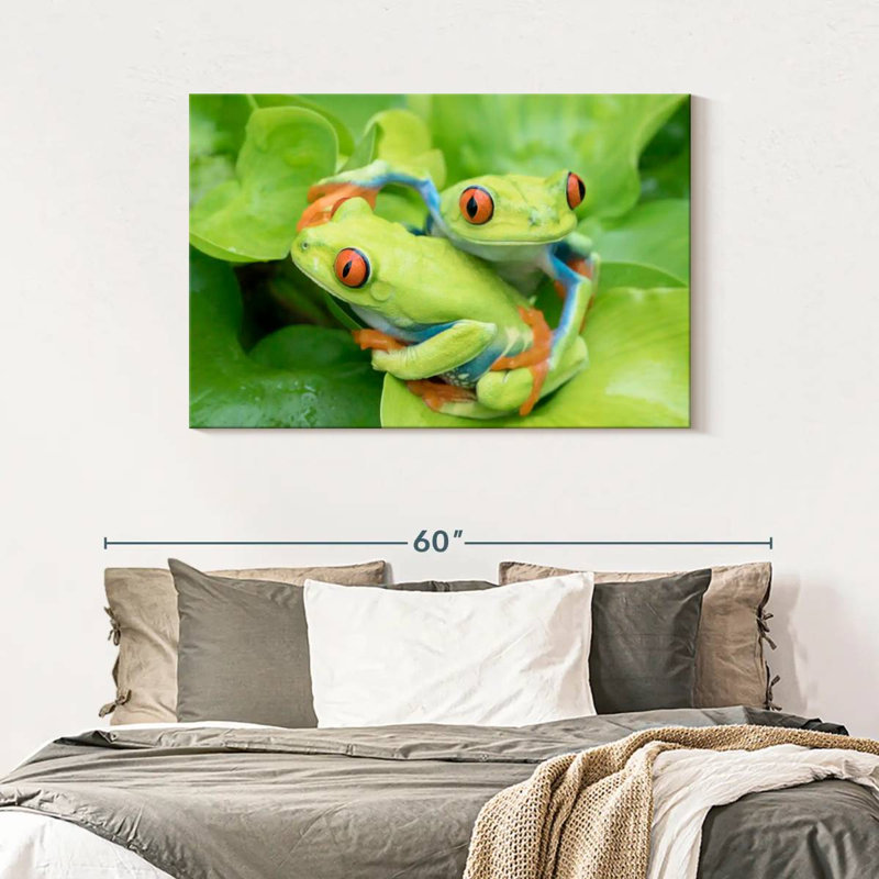 Brampt Frogs In An Embrace, 30" H x 45" W