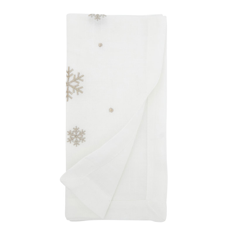 Sniega Collection Polyester No Pattern Square Napkin