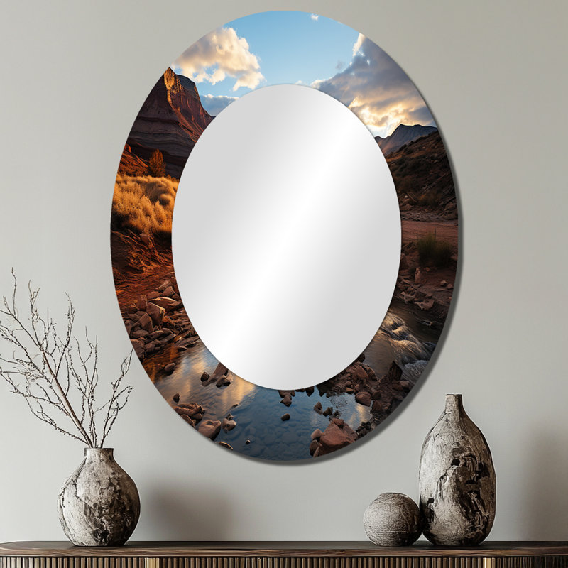 Kronos - Landscapes Metal Mirror, 40" x 30"