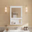 Armoire de rangement de salle de bain murale 20 "avec miroir-1085387781