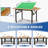 Puzzle Table With Adjustable Tabletop & Universal Wheels