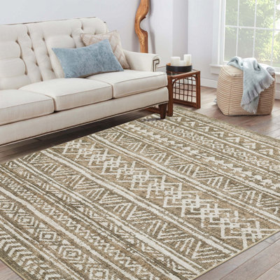 Tapis lavable à la machine Vintage avec envers antidérapant