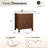 Shenzhen 30" Single Sink Bath Vanity in Aged Dark Brown Oak with White Grain Composite Stone Top-343039048-343039046