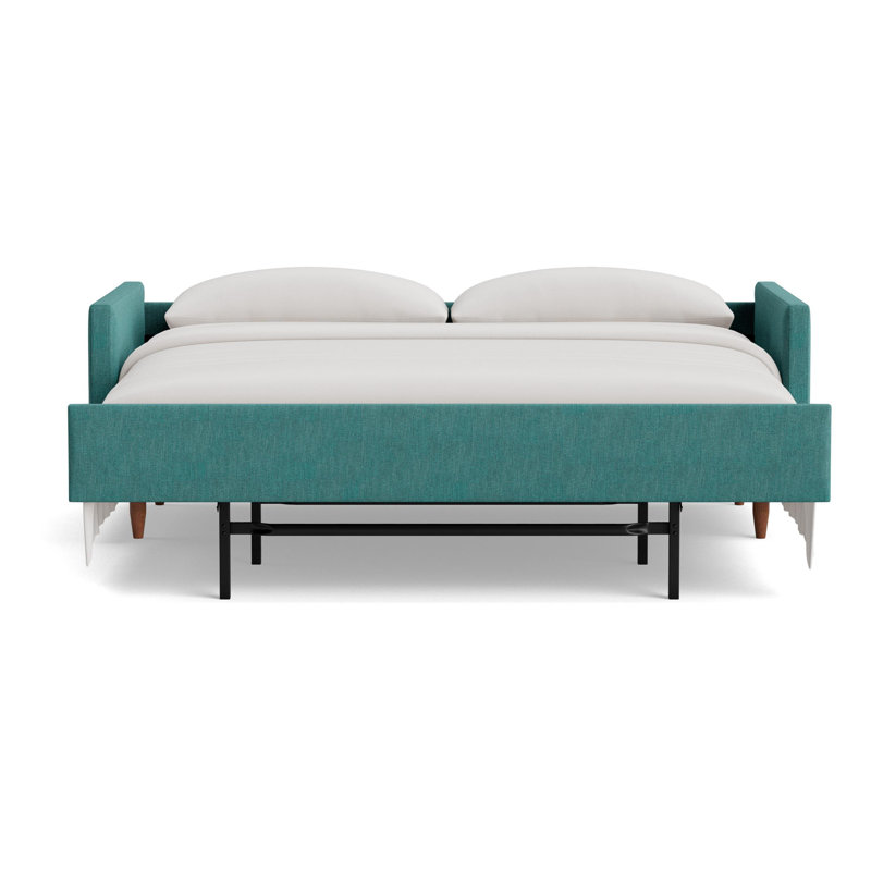 Skinny Fat Sofa Bed, Performance Weave - Spruce