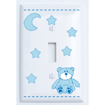 Plaque murale interrupteur à bascule 1-Teddy Bear