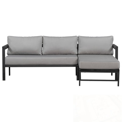 L-Shaped Sofa with with Ultra-Thick Cushions
