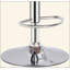 Tabouret de bar contemporain pivotant réglable avec accoudoirs rembourrés