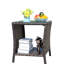 Table basse pour terrasse en verre trempé brun, imperméable, auto-assemblable-45851446