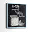 «Wash Away Your Trouble» - Impression encadrée de qualité supérieure - Prêt à accrocher - Aucun clou requis - Aucun clou requis-311567189-311567532