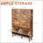 Wooden 6 Flip Drawers Shoe Cabinet-2058720953