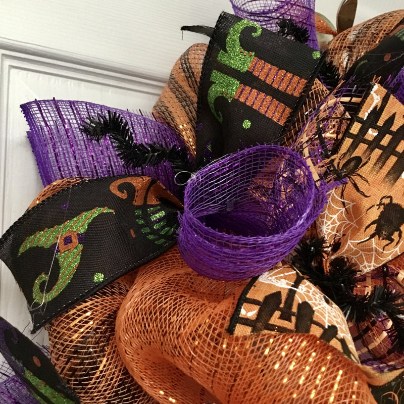 Couronne d'Halloween Welcome My Pretties