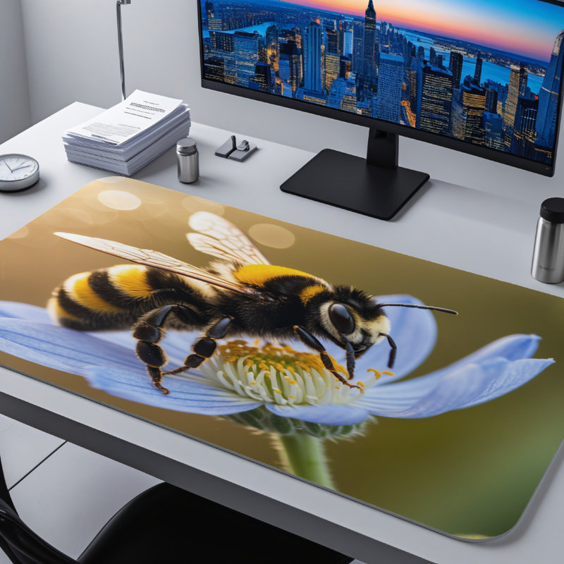 Polyester Desk Pad, 31.5x15.5