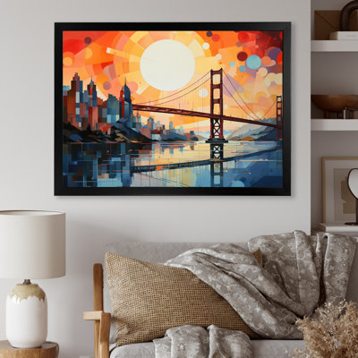 " Orange Bridge Of Dots I "