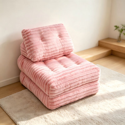 Fauteuil paresseux modulaire pliant 3 en 1, canapé-lit simple convertible pour le salon, fauteuil inclinable multi-positions pour faire la sieste