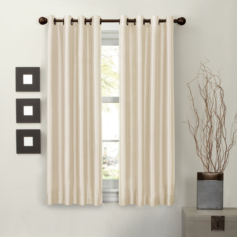 Besteiro Blackout Curtain Single Panel, Natural, 54" W x 63" L