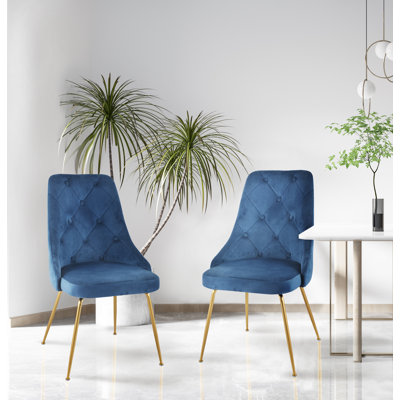 Chaise d'appoint, velours jaune avec pieds noirs