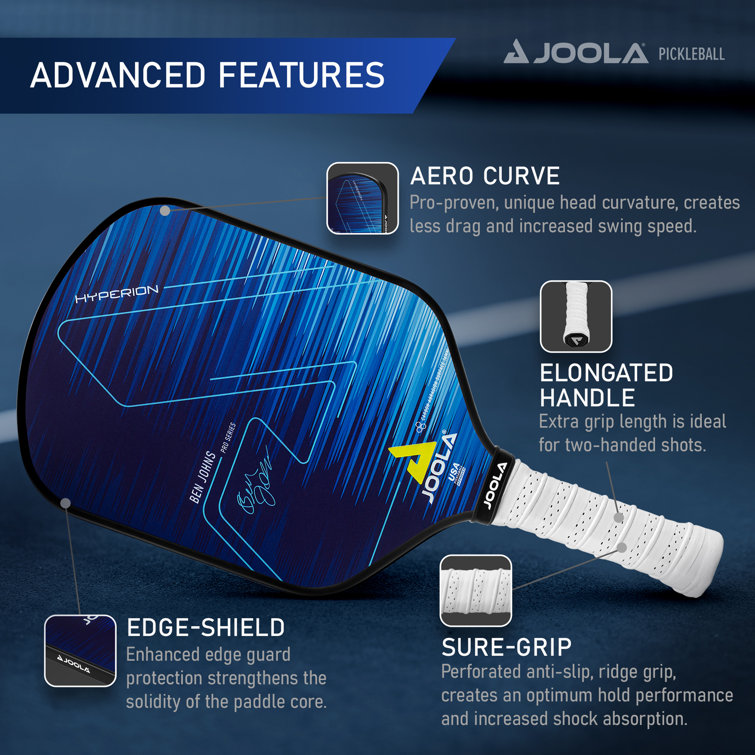 Pickleball Paddle with Polypropylene Honeycomb Core, Comfort Grip