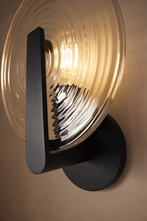 Hint One-Light Sconce, Matte Black