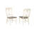 Azura 6 - Person Solid Wood Top Pedestal Dining Set