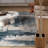 Rug Branch Terano 5' x 8' (5'3" x 7'6") Blue/Beige Abstract Indoor Area Rug, Contemporary, Medium Pile, Stain-Resistant Carpet - Living Room, Bedroom, Dining Room, and Kitchen-87892976