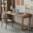 Brown Rectangular Solid Wood Desks-108331623