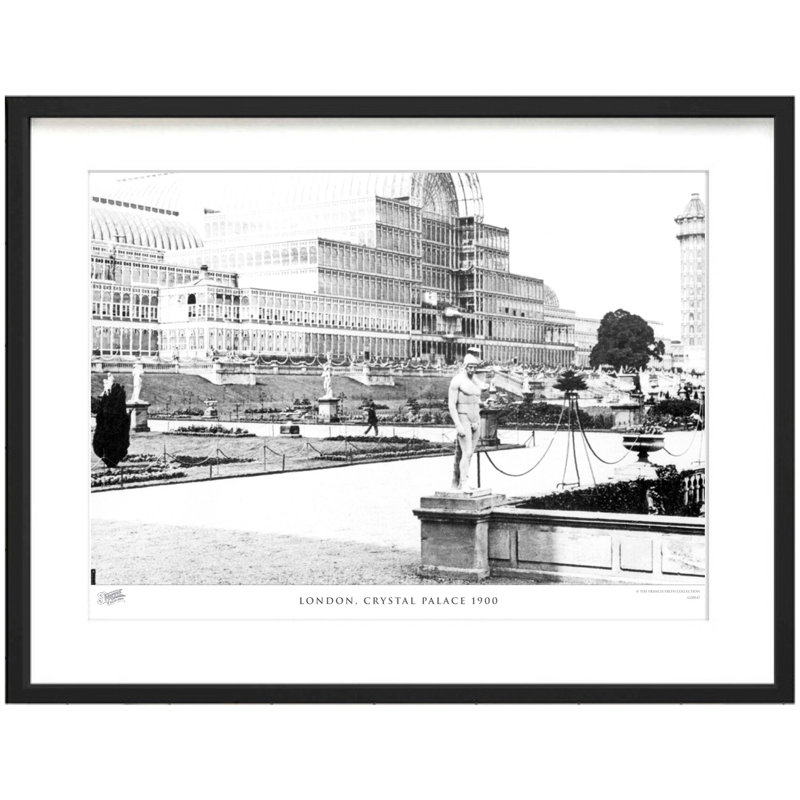 London, Crystal Palace 1900 by Francis Frith - Single Picture Frame Print, 28cm H x 36cm W x 2.3cm D
