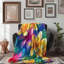 Jeté Sunset Luau - 1 pièce Sherpa Premiume-657407383