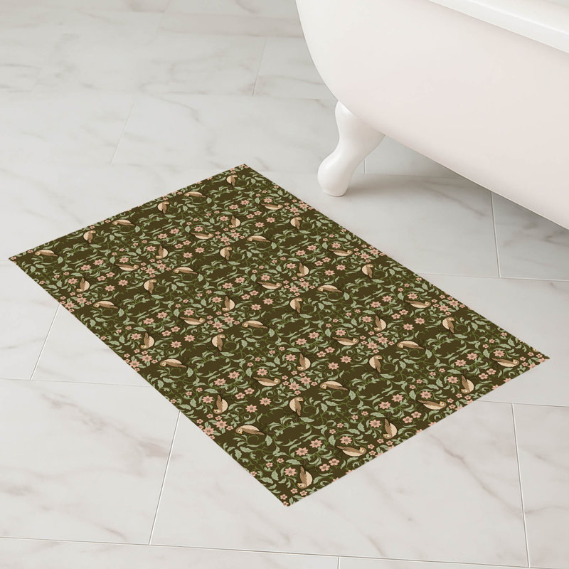 Tapis de bain Myah, Brown, Rectangle - 24" L x 17" W